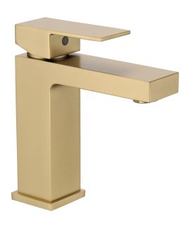 Смеситель для раковины стандартный Grocenberg GB2008MG Матовое золото